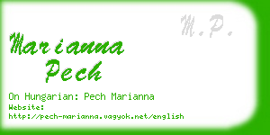 marianna pech business card